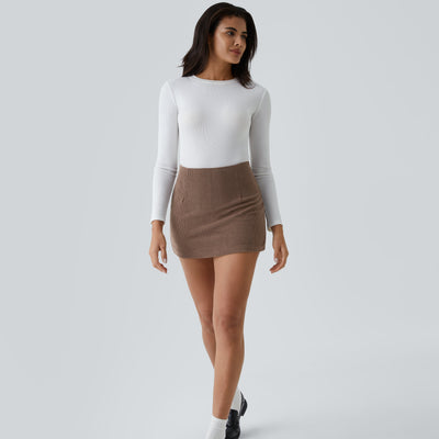 Lunera® | High Waisted Corduroy Skirt